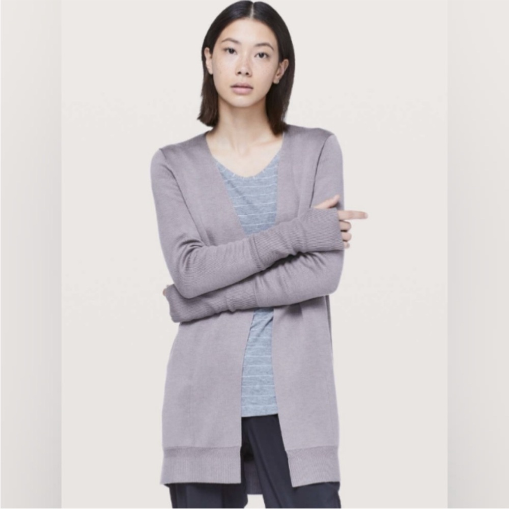 Lululemon City Street Cardigan | Mystique / Heathered Mystique